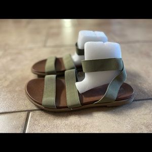 Olive sandals